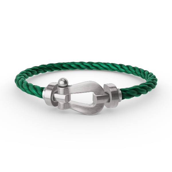 [⭐Aura]FORCE LARGE HORSESHOE NO DIAMOND BRACELET SILVER