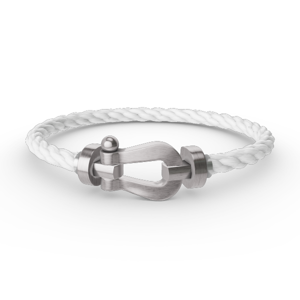 [⭐Aura]FORCE LARGE HORSESHOE NO DIAMOND BRACELET SILVER