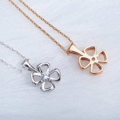 [⭐Aura]FIOREVER NECKLACE DIAMOND CENTER