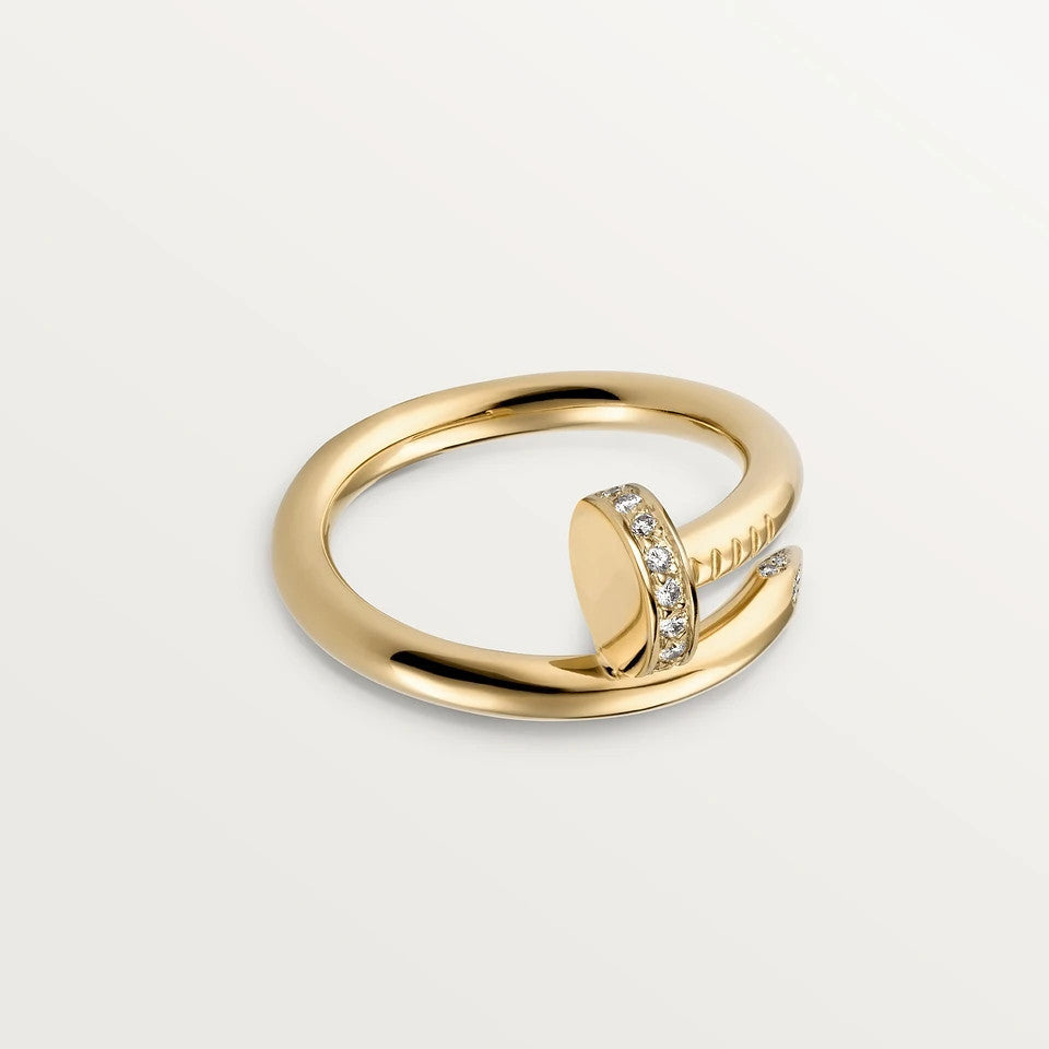 [⭐Aura]JUSTE RING 2.65MM GOLD DIAMOND