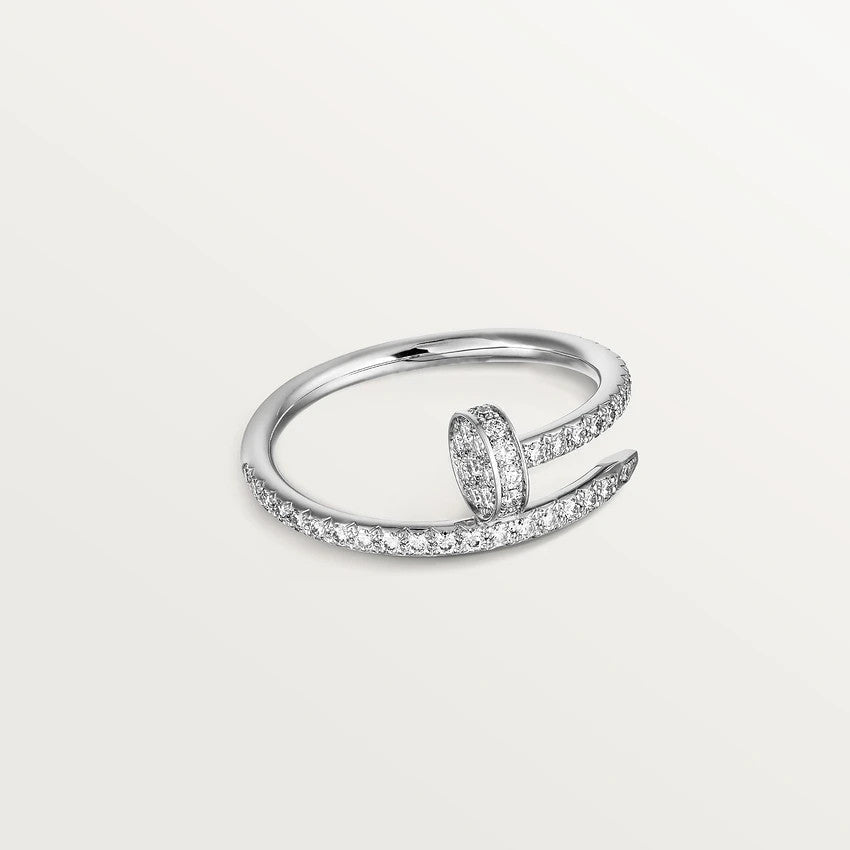 [⭐Aura]JUSTE RING 1.8MM SILVER DIAMONDS