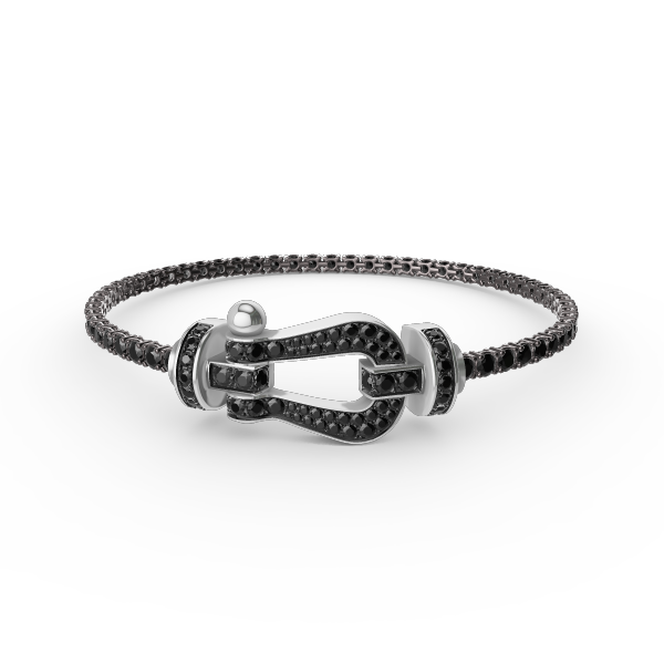 [⭐Aura]FORCE  LARGE HORSESHOE FULL DIAMOND TENNIS BRACELET